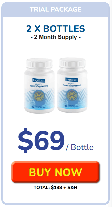 Cogniclear 2  bottle